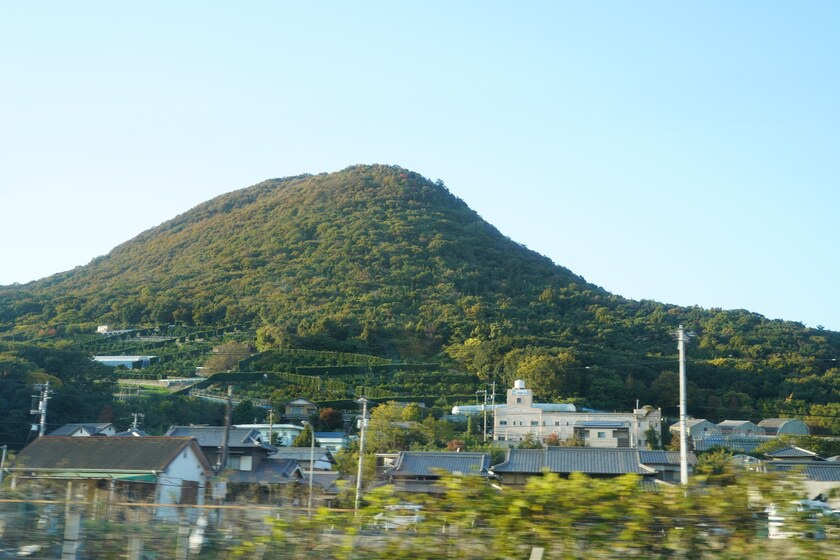 瀬戸大橋を渡る列車マリンライナー